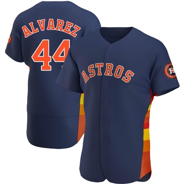 Men's Houston Astros Yordan Alvarez Navy Alternate Jersey - Authentic